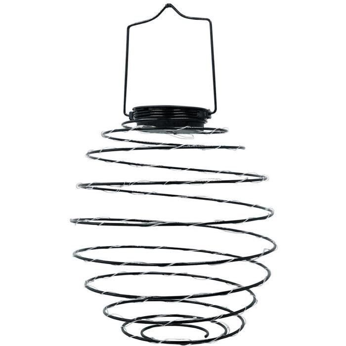 Lámpara colgante solar - LUMISKY - ORION - H37 cm - Micro espiral - LED blanco cálido Lámpara colgante solar - LUMISKY - ORION - H37 cm - Micro espiral - LED blanco cálido