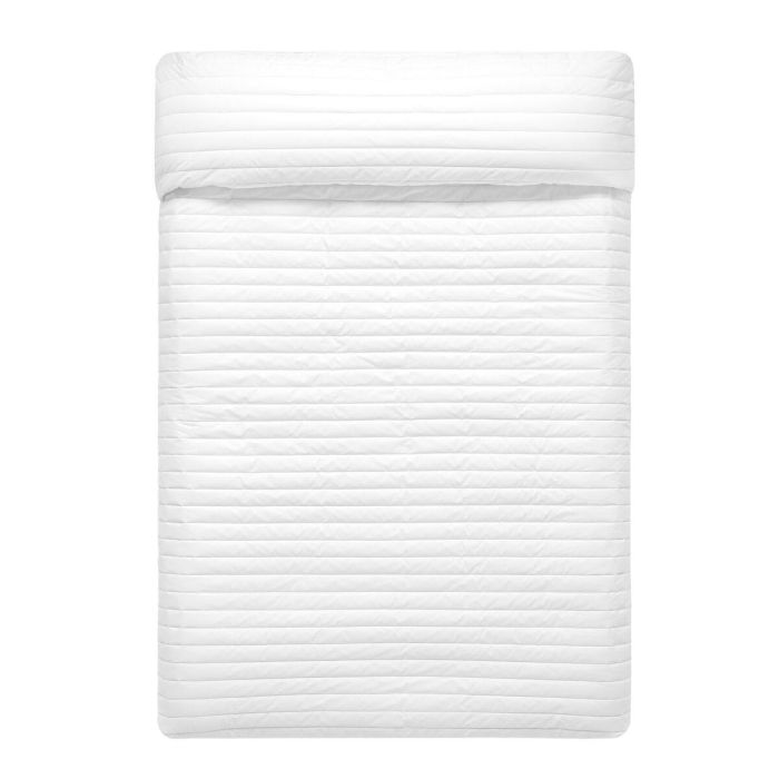 Cubrecamas HappyFriday BASIC Blanco 180 x 260 cm 33 x 16 x 43 cm 2