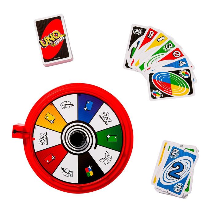 Juego Uno Spin Jgr00 Mattel Games 1 Juego Uno Spin Jgr00 Mattel Games 1