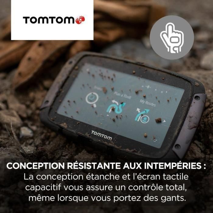 TomTom TTRIDER550 GPS para motocicleta RIDER 550 4,3 pulgadas, mapa mundial, TomTom Traffic, alertas zonas peligro, manos libres 3