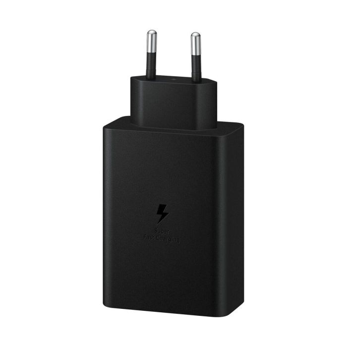 Samsung EP-T6530NBEGEU Cargador de Pared 65W Triple Puerto para Carga Rápida con 2x USB-C y 1x USB-A Negro 64