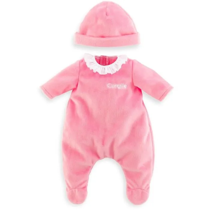 Corolle Pijama y gorro rosa COR4062013110622 Ropa para muñeca de 30cm A partir de 18 meses Corolle Pijama y gorro rosa COR4062013110622 Ropa para muñeca de 30cm A partir de 18 meses