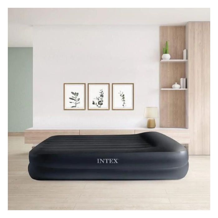 Colchón hinchable para 2 personas 64124ND INTEX - Colchón extra con inflado eléctrico - ALMOHADA DESCANSO ELEVADO 2