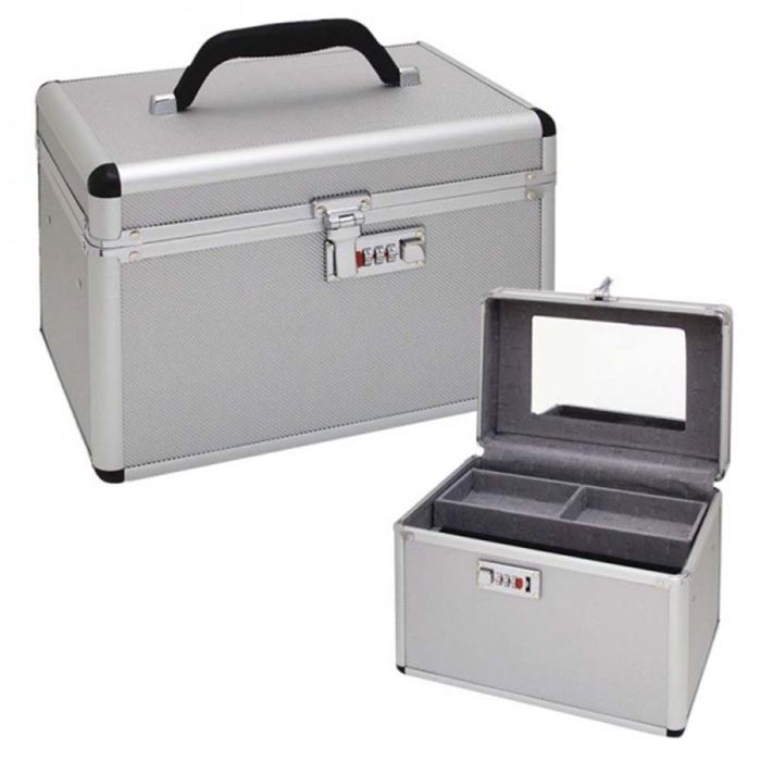 EUROSTIL Maquillaje maleta de aluminio