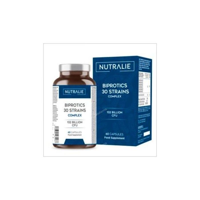 NUTRALIE Probioticos 30 Cepas 60 Cap. con Zinc y Vitamina D para Sistema Inmunitario y Digestivo