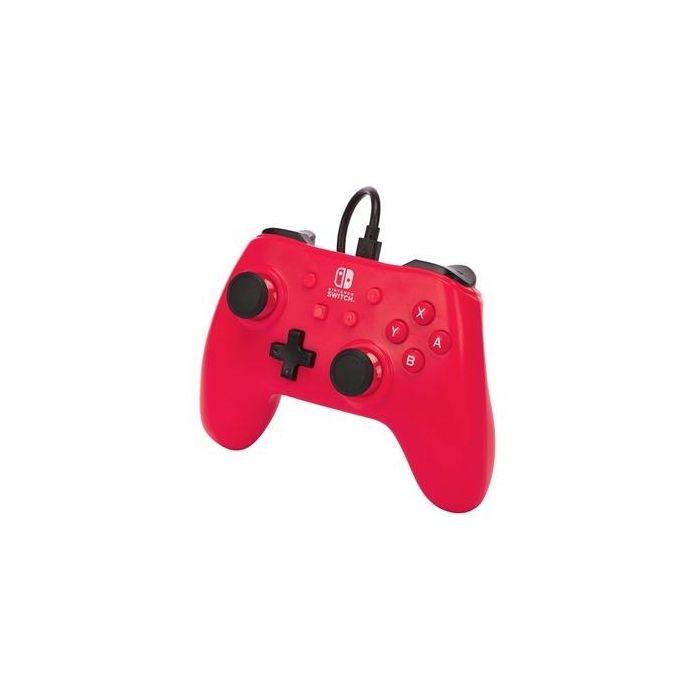 Mando con Cable PowerA para Nintendo Switch - Rojo Frambuesa, Diseño Ergonómico, Cable USB 3m, Ref. NSGP0142-01 6 Mando con Cable PowerA para Nintendo Switch - Rojo Frambuesa, Diseño Ergonómico, Cable USB 3m, Ref. NSGP0142-01 6