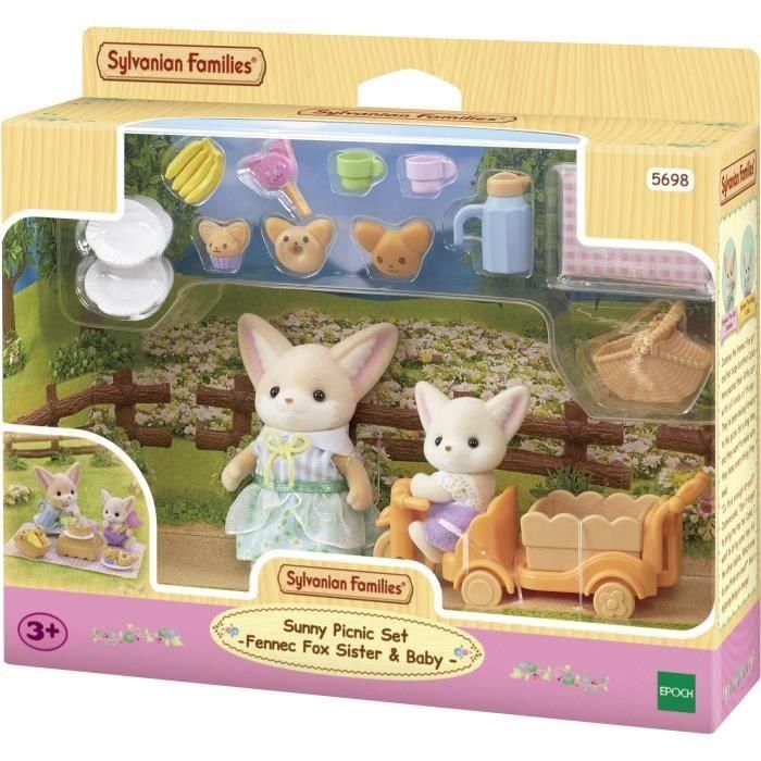 El juego de picnic de Fennec - Sylvanian Families Brothers and Sisters 4