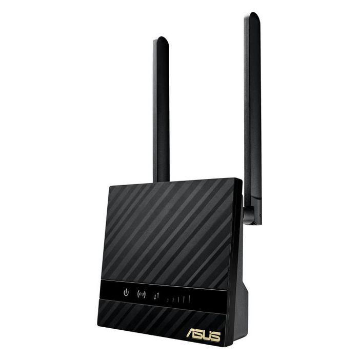 Asus Router Inalámbrico 4G-N16, WiFi 300Mbps 2.4GHz, 4 Antenas, 4G LTE hasta 150Mbps, Banda Ancha Móvil 3