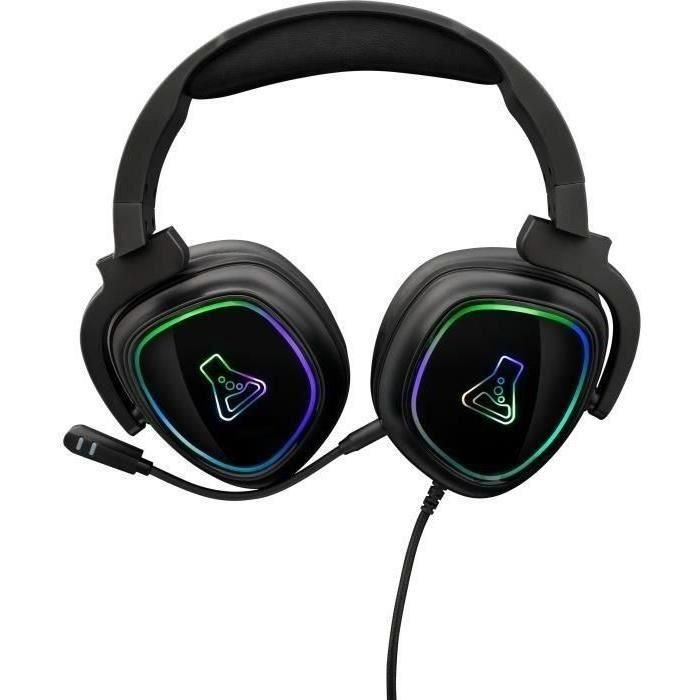 THE G-LAB Auriculares Pc, Ps4 y Xbox One, Nintendo Switch, Android Negro (KORP-RADIUM-BLACK) 2