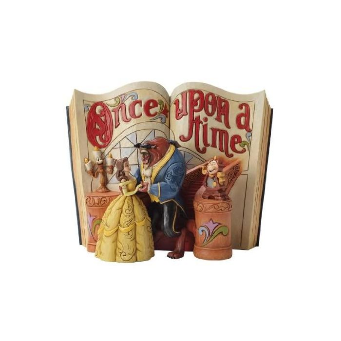 Enesco Figura Disney La Bella y La Bestia - Resina de Piedra Pintada a Mano 16 cm Enesco Figura Disney La Bella y La Bestia - Resina de Piedra Pintada a Mano 16 cm