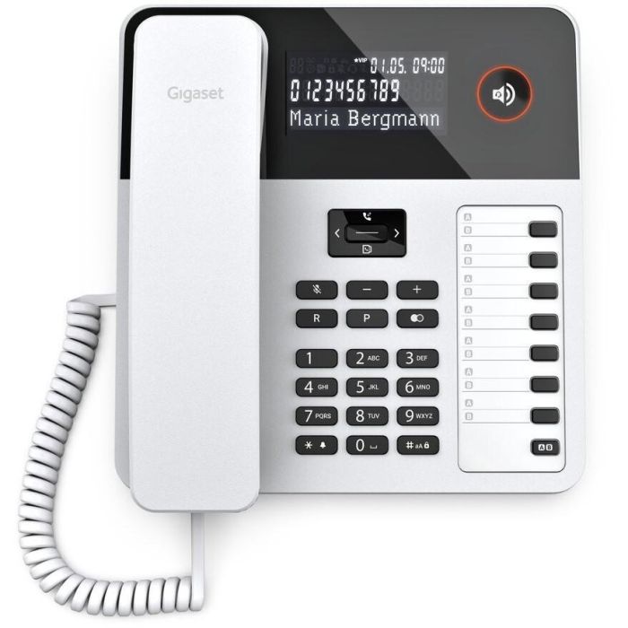 Gigaset DESK 600 Teléfono Analógico Identificador de Llamadas Blanco 4 Gigaset DESK 600 Teléfono Analógico Identificador de Llamadas Blanco 4