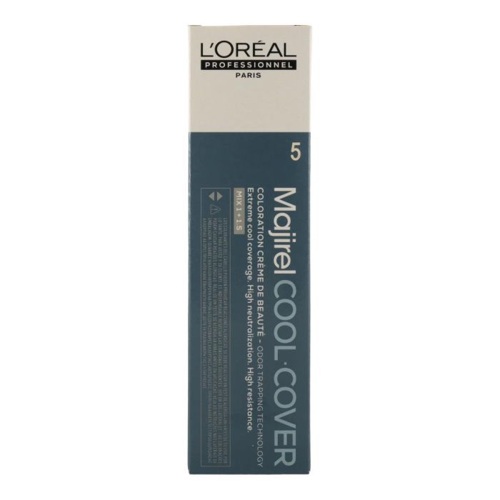 L'Oréal Majirel Cool Cover Tono 5 - Tinte Cobertura Intensa para Tonos Fríos 60ml L'Oréal Majirel Cool Cover Tono 5 - Tinte Cobertura Intensa para Tonos Fríos 60ml