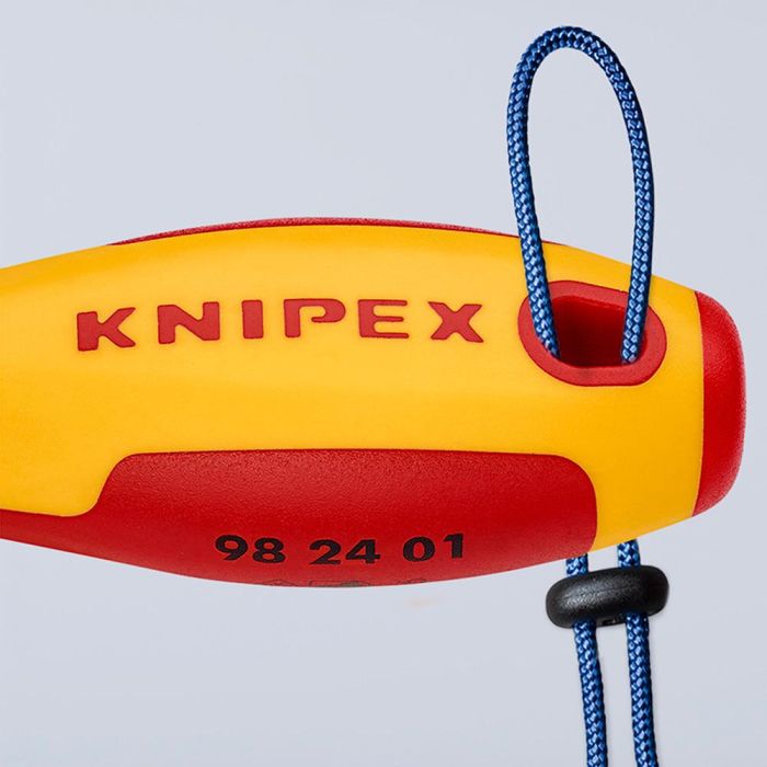 Knipex Destornillador cruciforme Phillips 982401, mango ergonómico, acero al cromo vanadio, 187x30x30 mm 1 Knipex Destornillador cruciforme Phillips 982401, mango ergonómico, acero al cromo vanadio, 187x30x30 mm 1