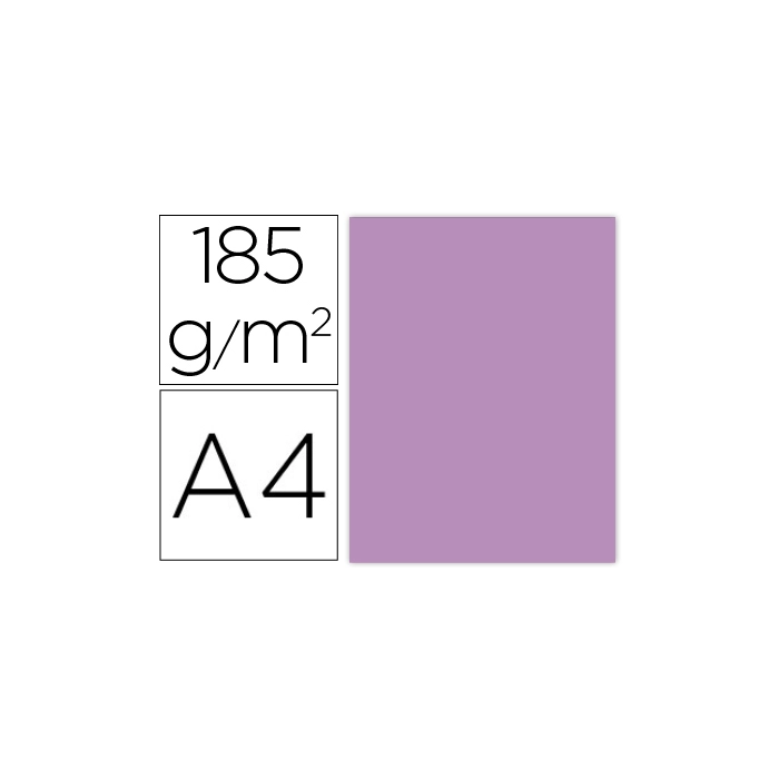 Iris Cartulina 210x297 mm 185 gr Malva -50U- 0 Iris Cartulina 210x297 mm 185 gr Malva -50U- 0