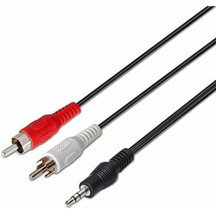 Cable Jack NANOCABLE 10.24.0310 10 m Macho RCA x 2 2 Cable Jack NANOCABLE 10.24.0310 10 m Macho RCA x 2 2
