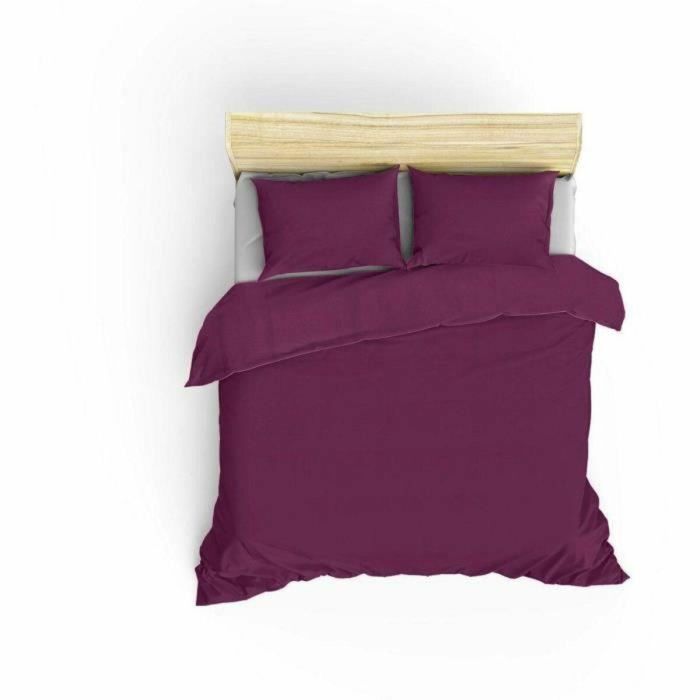 Juego de Cama 220x240 cm + 2 Fundas de Almohada 60x60 cm 100% Algodón Reforzado Morado ASI8684282553953 0 Juego de Cama 220x240 cm + 2 Fundas de Almohada 60x60 cm 100% Algodón Reforzado Morado ASI8684282553953 0