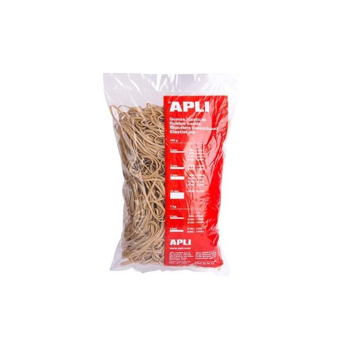 Apli Goma Elástica Marrón Caucho 160x3 mm 1 kg Apli Goma Elástica Marrón Caucho 160x3 mm 1 kg