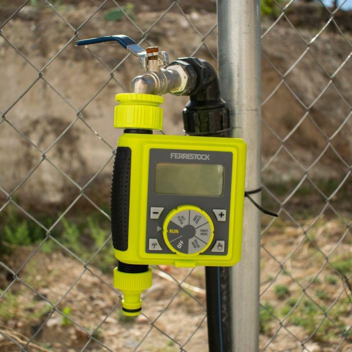Programador de riego Ferrestock Digital Amarillo 1 Programador de riego Ferrestock Digital Amarillo 1