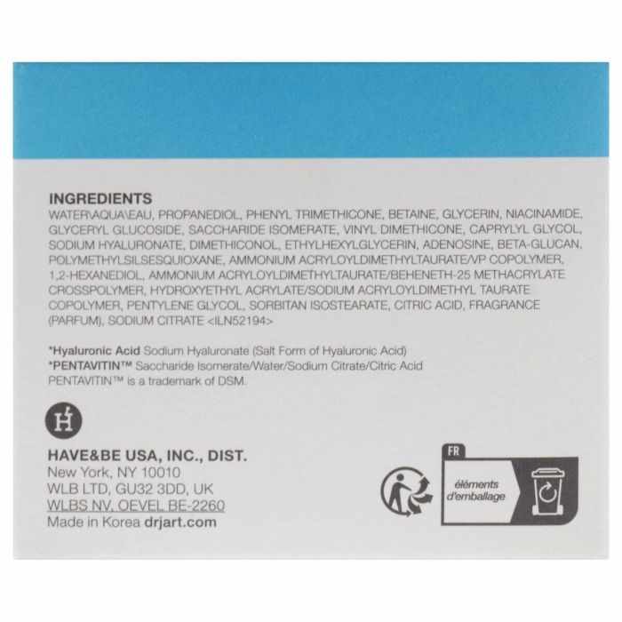 Dr.Jart+ VITAL HYDRA SOLUTION Crema Hidratante en Gel con 5% Glicerina para Piel Seca 50 ml 1 Dr.Jart+ VITAL HYDRA SOLUTION Crema Hidratante en Gel con 5% Glicerina para Piel Seca 50 ml 1