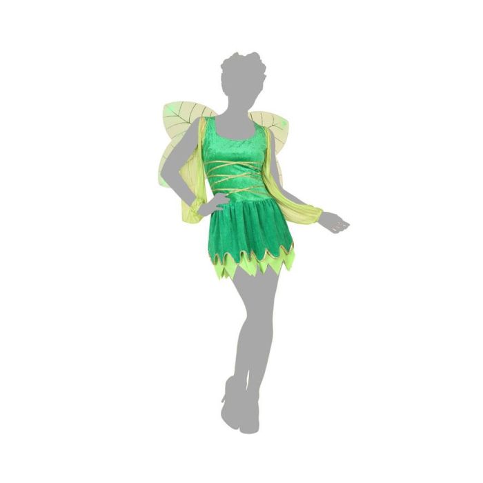 Disfraz Hada Verde Mujer Adulto Alas XS-S 2 Disfraz Hada Verde Mujer Adulto Alas XS-S 2