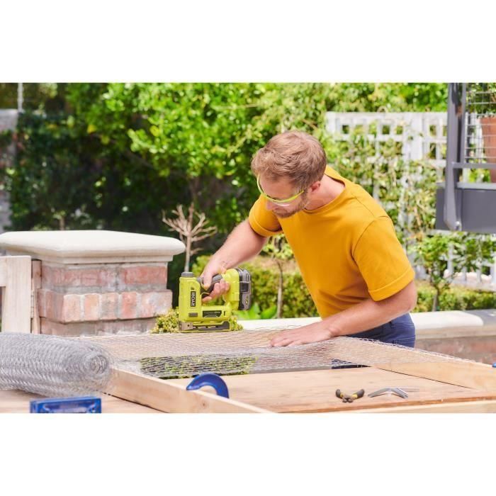 Grapadora RYOBI T50 de 18 V - Grapas T50 de 6,35 a 14,3 mm 1 Grapadora RYOBI T50 de 18 V - Grapas T50 de 6,35 a 14,3 mm 1