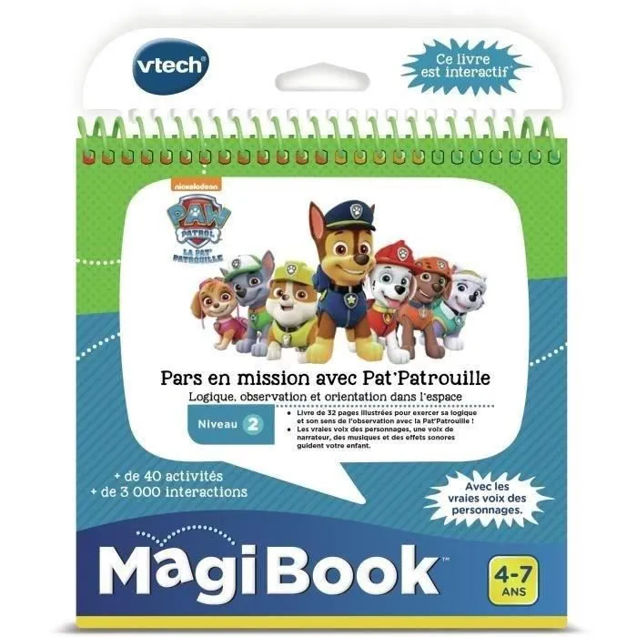 Vtech Libro Interactivo Magibook, Patrulla Canina, Nivel 2, Idioma Francés, Educativo 5 Vtech Libro Interactivo Magibook, Patrulla Canina, Nivel 2, Idioma Francés, Educativo 5