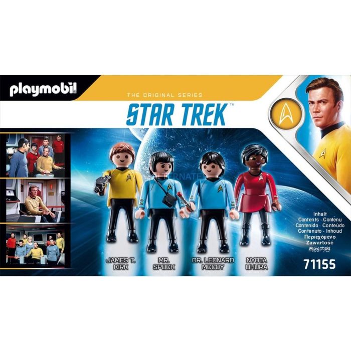 Playmobil Star Trek - Set de Figuras Coleccionistas con Captain Kirk, Spock, Uhura y McCoy 1 Playmobil Star Trek - Set de Figuras Coleccionistas con Captain Kirk, Spock, Uhura y McCoy 1