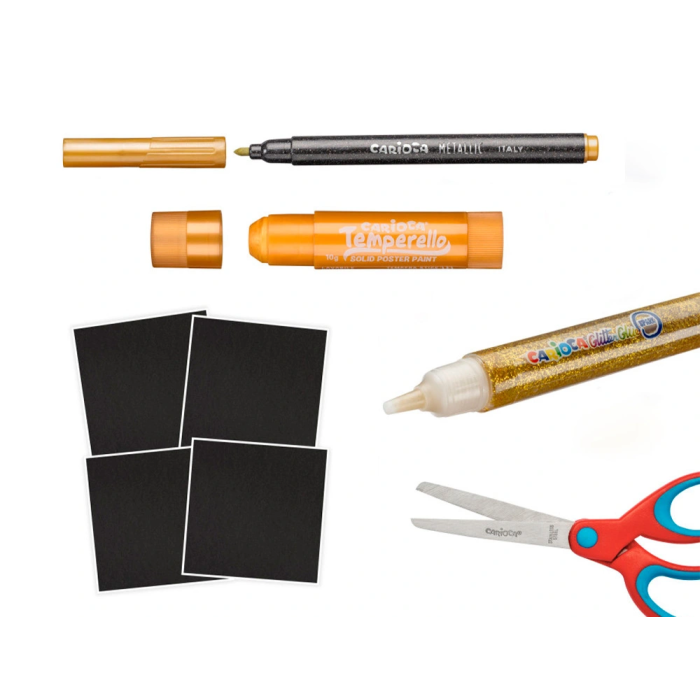 Carioca Set de Dibujo Metallic Pop Up Card Creator 3D 17 Piezas 1