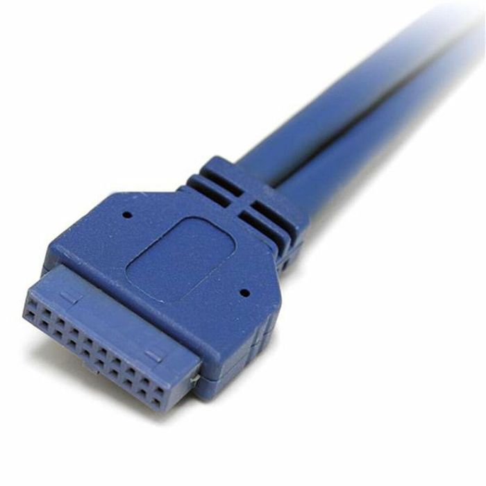 Cable USB Startech USB3SPLATE IDC Azul 2