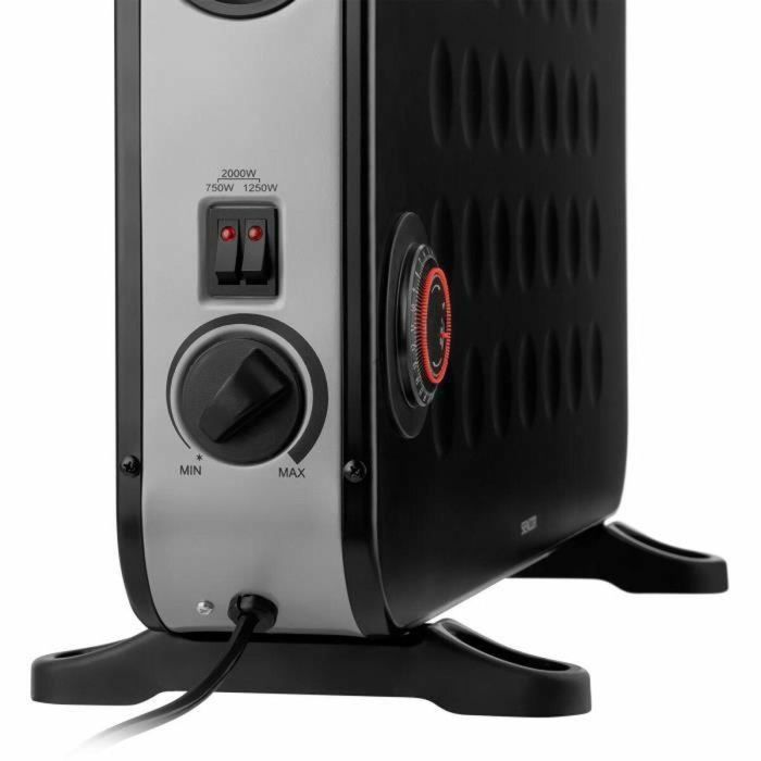 Radiador - SENCOR - SCF 2101BK - 2000 W - 3 niveles - Temporizador - Negro 3 Radiador - SENCOR - SCF 2101BK - 2000 W - 3 niveles - Temporizador - Negro 3