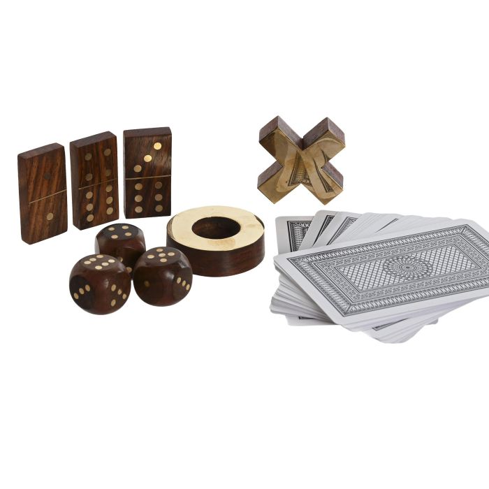 Juego Colonial DKD Home Decor Marron 20.5 x 6.7 x 20.4 cm Set de 4 2 Juego Colonial DKD Home Decor Marron 20.5 x 6.7 x 20.4 cm Set de 4 2