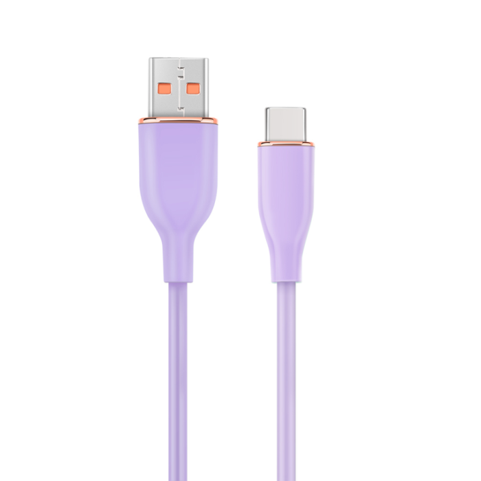 Gembird CC-USB2S-AMCM-1.5M-P Cable USB 2.0 de 1.5 m, USB A a USB C, Color Púrpura