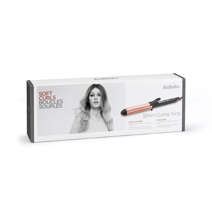 Babyliss Tenacilla C452E Ondulador de Pelo Cerámica de Nanocuarzo Barril 32 mm 1 u 1
