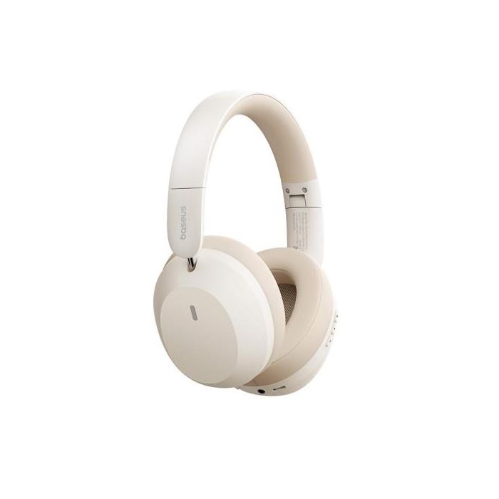 BASEUS BASS 35 MAX Auriculares Inalámbricos y Cable Bluetooth 5.3, 50h, Beige