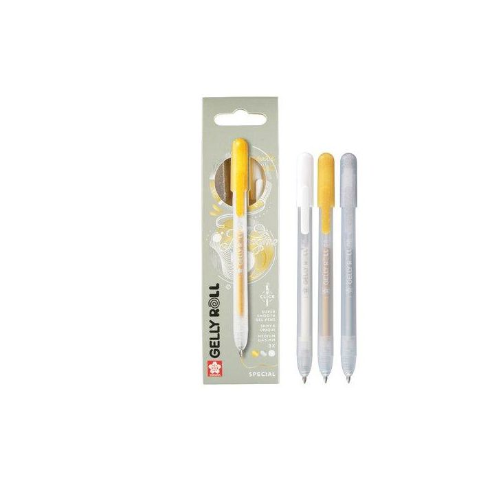 Boligrafo Sakura Gelly Roll Estuche De 3