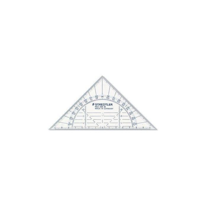 STAEDTLER Geodreieck Noris Jumbo 128 irrompible Transparente 16 cm (1 unidad)