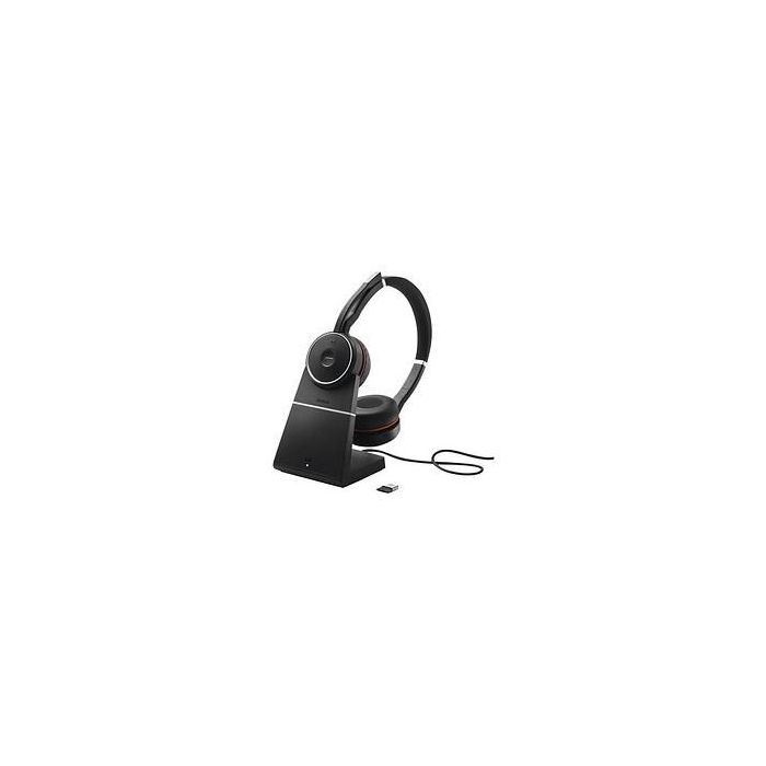 Jabra Evolve 75 SE Auriculares Inalámbricos UC Estéreo, ANC, Busylight, Doble Conexión Bluetooth con Soporte Carga 0 Jabra Evolve 75 SE Auriculares Inalámbricos UC Estéreo, ANC, Busylight, Doble Conexión Bluetooth con Soporte Carga 0