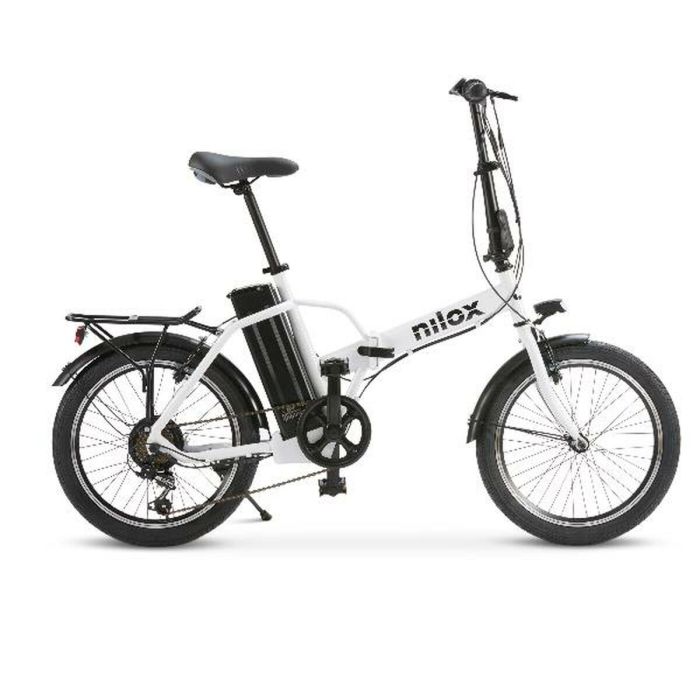 Bicicleta Eléctrica Nilox J1 PRO Blanco 250 W 9600 mAh 20"
