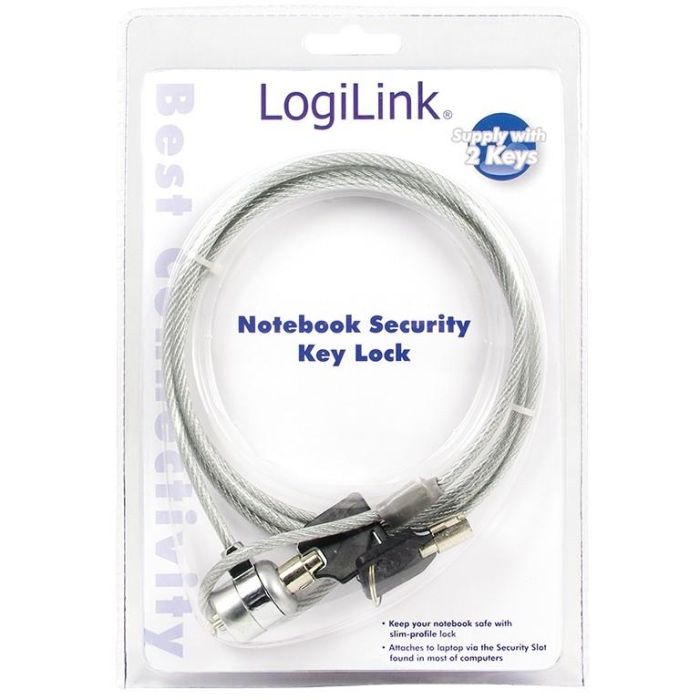 LogiLink Notebook Security Lock, 1.5mNotebook Security Lock, 1.5 m 1