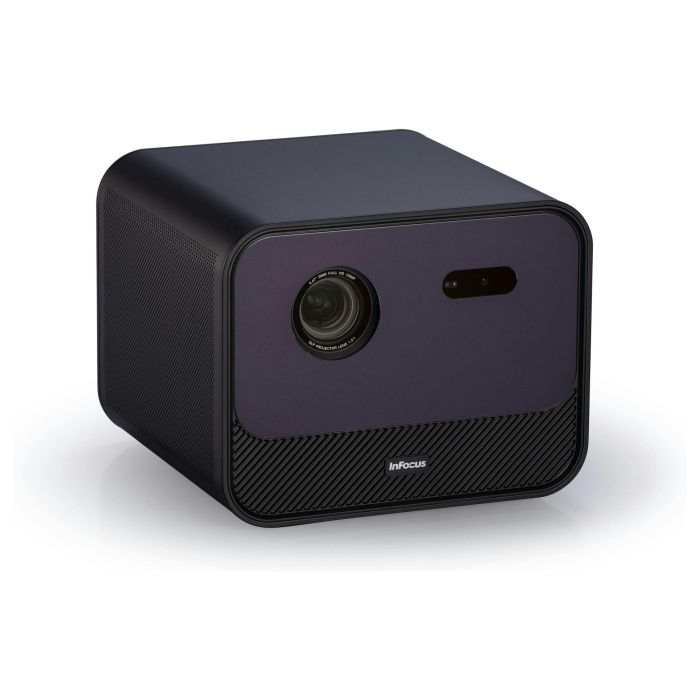 InFocus Crusader Grand Master IN3028SL - Proyector LED Smart Full HD 1080p, 1200 Lúmenes, Wi-Fi, Android TV, 3D, HDR10, Netflix, Disney+, Pantalla 22-130", 40W Altavoz 13