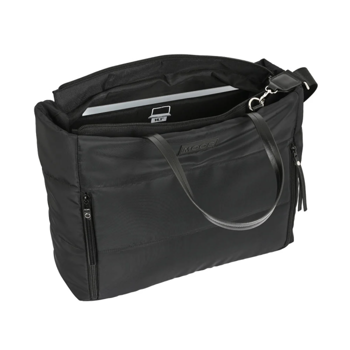 Safta Bolso con bolsillo para portátil 14.1'' Moos Cápsula acolchado Negro 54x31x17cm 1