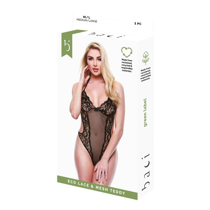 Body Baci Lingerie Negro S/M 2 Body Baci Lingerie Negro S/M 2