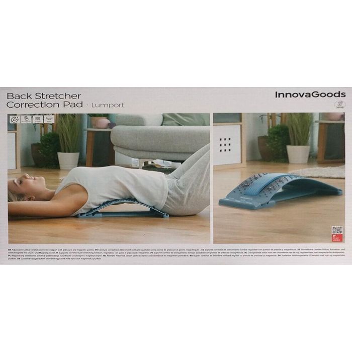 Soporte Corrector de Estiramiento Lumbar con Puntos de Presión y Magnéticos Lumport InnovaGoods 1 Soporte Corrector de Estiramiento Lumbar con Puntos de Presión y Magnéticos Lumport InnovaGoods 1