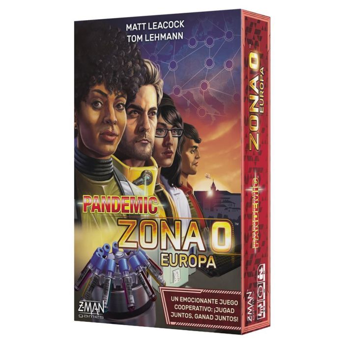 Juego Mesa Pandemic: Zona 0 Europa Juego Mesa Pandemic: Zona 0 Europa