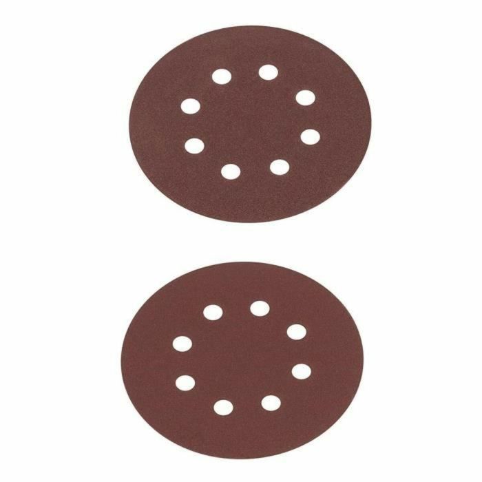 Powerplus Lijadora Orbital Aleatoria POWE40030 450W, Velocidad Variable 6000-13000rpm, Ø 125mm, Extracción de Polvo 1