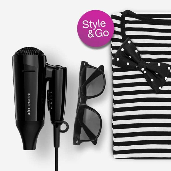 Secador de Pelo Braun HD130 Negro 1200 W 2