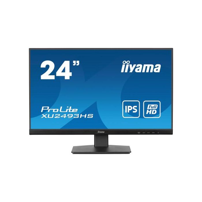 Iiyama Monitor 23.8" XU2493HS-B6, Full HD, IPS, 100Hz, 0.5ms, HDMI, DisplayPort, ProLite 3 Iiyama Monitor 23.8" XU2493HS-B6, Full HD, IPS, 100Hz, 0.5ms, HDMI, DisplayPort, ProLite 3
