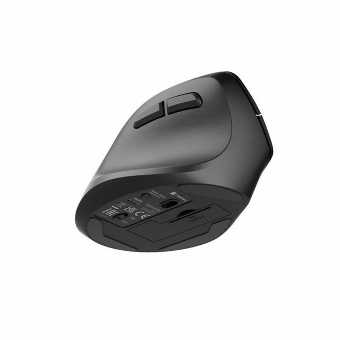 NATEC CRAKE 2 Ratón Óptico Bluetooth Vertical para Zurdos 2400 DPI 6 Botones Negro con Baterías 4 NATEC CRAKE 2 Ratón Óptico Bluetooth Vertical para Zurdos 2400 DPI 6 Botones Negro con Baterías 4