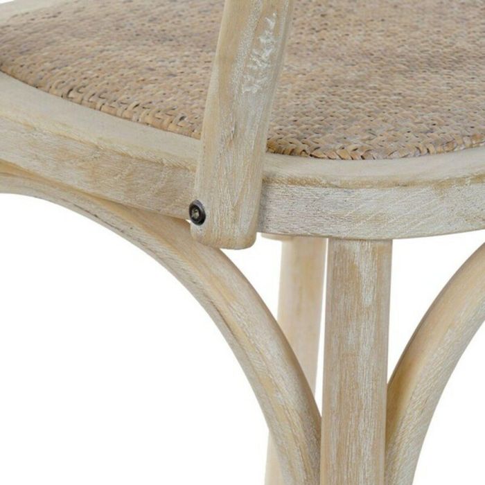 Silla de Comedor DKD Home Decor Blanco Multicolor 55 x 57 x 92 cm 55 x 47 x 92 cm 4 Silla de Comedor DKD Home Decor Blanco Multicolor 55 x 57 x 92 cm 55 x 47 x 92 cm 4