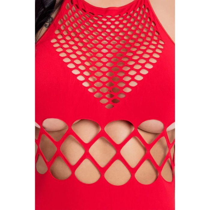 Vestido Pink Lipstick Rojo (Talla única) 3 Vestido Pink Lipstick Rojo (Talla única) 3